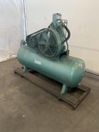 5 HP Rol-Air horizontal air compressor, piston type - Image 1
