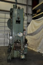 100 Ton, Johnson, straight side double crank press, 72" x 30" bed, air clutch & brake, palm buttons, #14306J - Image 5