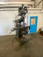 Lagun #FTV-2, ram type vertical mill, 10" x50" table, 3 HP, Mini Wizard 2-Axis digital read out, power draw - Image 1