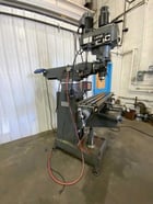 Lagun #FTV-2, ram type vertical mill, 10" x50" table, 3 HP, Mini Wizard 2-Axis digital read out, power draw - Image 2