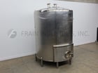 5000 gallon Mueller, 304 Stainless Steel tank, single wall, 110" dia. x 122" straight wall, dome top, dish - Image 1