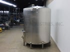 5000 gallon Mueller, 304 Stainless Steel tank, single wall, 110" dia. x 122" straight wall, dome top, dish - Image 4