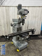 Lagun #847, vertical knee mill, 9" x47" table, 1.5 HP, index base, serial #21356 - Image 1