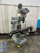 Lagun #847, vertical knee mill, 9" x47" table, 1.5 HP, index base, serial #21356 - Image 3