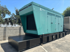 1000 KW Cummins #QST30, diesel generator set, weatherproof enclosure / sound attenuated enclosure, 480 Volts - Image 1