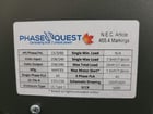 30 HP Phase Quest #OMPQ-30, Induction Load Rotary Converter, 208-250 V, Heavy Duty - Image 2