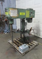 Schold, bow tie mixer, air over oil lift, 10 HP, vari-speed, floor mount, w/tank holder - Image 1