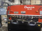 88 Ton, Amada #RG-80, CNC press brake, 8' overall, 79.2" between housing, 3.93" stroke, 3-Axis, NC9-EXII, 1997 - Image 4