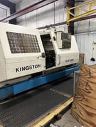 Kingston #CL38CX3000, CNC hollow spindle flat bed lathe, Fanuc 0iTF, 26" swing x 120" centers, 20" chuck - Image 1