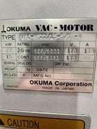 Okuma #MacTurn-250-2S/1000 Big Bore 5" Axis CNC turning center w/live milling, OSP-P100L Control, 2005 - Image 10