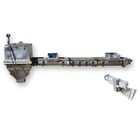 6" diameter x 10.11' long, Stainless Steel screw conveyor auger feeder, sanitary food grade - Image 1