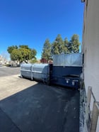 JV Manufacturing #Cram-A-Lot, Compactor w/Baycon Container, 3/16" Floor Sheet, 6" x 2" Container Rails, 10' - Image 3