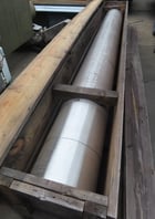 17" x 192" Inconel tube for rotary calciner or kiln, 15" ID, 1" thick, unused in original crate - Image 2