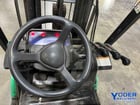 5000 lb. Mitsubishi #FGC25N, LP gas forklift, 187" raised mast, side shift, automatic transmission, 2005 - Image 5