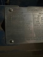 7.5 HP 875 RPM Siemens, Frame 284TZ, 230/460 Volts, Squirrel Cage, electrically OK - Image 1
