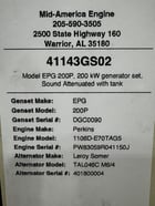 200 KW Model #EPG200P, diesel generator, sound attenuated enclosure, 120/208 Volts, critical silencer, new - Image 5