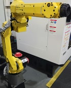 Fanuc, m- 10ia, robot, 55.9" reach, 6-Axis, Fanuc R30ia, teach pendant, 26.4 lbs. payload, (2) grippers, 2021 - Image 1