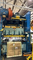 150 Ton, Niagara #PN-150-72-48, straight side double crank press, Shadow II light curtains, floor mounts, 1965 - Image 5