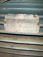 40 HP 1175 RPM Reliance Electric, Frame 364T, 230/460 Volts, Squirrel Cage, electrically OK - Image 1