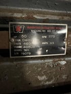 50 HP 1175 RPM Delco, Frame 405US, 460 Volts, Squirrel Cage, electrically OK - Image 1