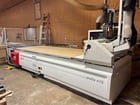 SCMI #Pratix-N-15, CNC router, 5' x 12' table, scissor lift, outfeed table, (2) 10 HP vacuum pumps, 2014 - Image 2