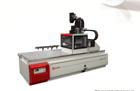 SCMI #Pratix-N-15, CNC router, 5' x 12' table, scissor lift, outfeed table, (2) 10 HP vacuum pumps, 2014 - Image 10