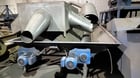 BCP Wheelabrator, 9-wheel autoblast machine with roll line, 2001 - Image 7