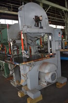 41.5" x 21" Tannewitz #RHS, vertical band saw, tilting main table & auxiliary table, 7.5 HP - Image 2