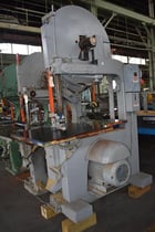 41.5" x 21" Tannewitz #RHS, vertical band saw, tilting main table & auxiliary table, 7.5 HP - Image 5
