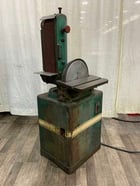 6" Powermatic #300, combination sander, 6" x18" belt, 12" disc, 1 HP, 45° tilt - Image 1