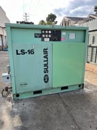 70 HP Sullair #LS16-75H-ACAC, rotary screw / sliding vane, 300 cfm, 125 psi - Image 1