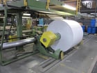 90" Shaftless floor pick up unwind stand, Pasaban, 60" diameter, pneumatic braking, edge guide - Image 1