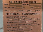 Cleaver Brooks #CB-700-700, Steam Boiler, Natural Gas, 150 psi, 29291000 BTU/hr., 460 V, 1992 - Image 3