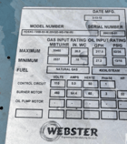 Englist Boiler, Gas Fired Steam Boiler, 2047 sq.ft., 25000 lb./hr., 250 psi, 2011 - Image 5