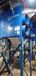Donaldson Torit #DFT-2-4, Dust Collector System, Bag In/Bag Out Filter Housing, Exhaust Blower, Final Filter - Image 2
