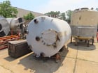 1500 gallon DeDietrich, glass lined vertical tank, 70" ID x 84" straight wall, dish top & bottom - Image 1