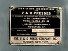 150 Ton, V & O Press #150ST, OBI press, 7" stroke, 20" Shut Height, 80 SPM, 1980 - Image 7