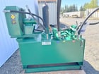 30 HP & 7 1/2 HP Hydraulic power pack with 2 hydraulic pumps, 3500 psi., air cooler & accumulator - Image 5