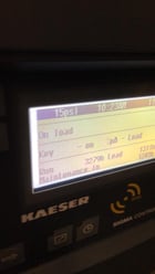55 CFM, 125 PSIG, Kaeser #SM15, Rotary Screw Air Compressor, w/ dryer, 15 HP, 3525 RPM, 460 V., 3279 Hrs, 2022 - Image 5