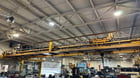 5 Ton, P & H Double Grinder Bridge Crane, 42' Span, 48' Runway, 10' Column, Pendant Control - Image 2