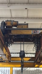 5 Ton, P & H Double Grinder Bridge Crane, 42' Span, 48' Runway, 10' Column, Pendant Control - Image 4