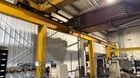 5 Ton, P & H Double Grinder Bridge Crane, 42' Span, 48' Runway, 10' Column, Pendant Control - Image 8