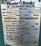 150 HP Cleaver-Brooks #CB-700-200-150, Boiler Room, 150 psi, 460 Volts, 1976 - Image 4