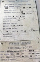 100 HP Cleaver-Brooks #CB-200-100-150, 150 psi, 2008 - Image 3
