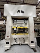 300 ton, Aida #PMX-L2-300, Straight Side Mechanical Stamping Press, 7.8" stroke, 31.4" Shut Height, 1990 - Image 3
