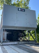 155 Ton, Trane #RTAC-1554, Air-Cooled Chiller, 2 Compressors, 123.3 HP, Halocarbon Compatible, (9) Fan - Image 9