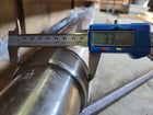 Flowserve #2423102940, 119" Pump Shaft Assembly, 3.526" diameter, 3.3090" diameter - Image 4
