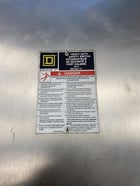 60 Amp. Square D #HU662DS, Safety Disconnect Switch, 600V. Type 3R 4X Watertight 60 Amp - Image 2