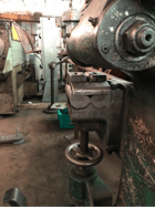 2" Landis #2, roller pipe cutter, cap: 1/8"-2", length gauge & pipe stop, 3 HP, w/extra support rollers & - Image 6