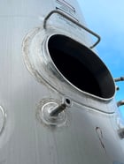 1000 gallon Stainless Steel jacketed tank with steep cone bottom - Image 3